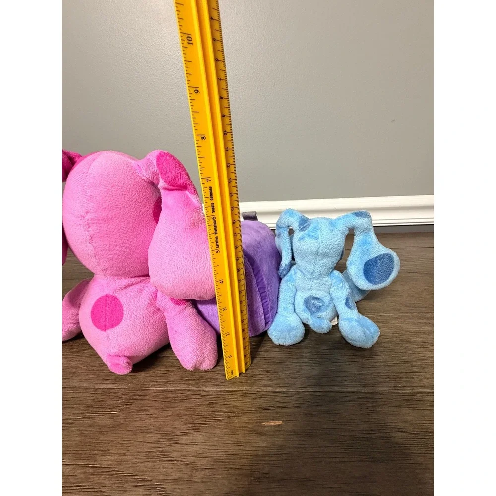Blues‎ Clues Plush Lot with Magenta Mailbox and Blue